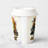 ハロウィーン怖い夜の紙カップ 紙コップ (右)