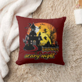 ハロウィーン怖い夜 クッション (ブランケット)
