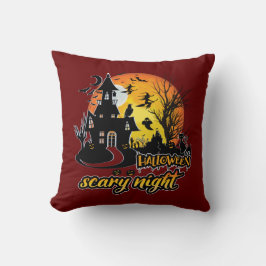 ハロウィーン怖い夜 クッション