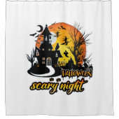 ハロウィーン怖い夜 シャワーカーテン (正面)
