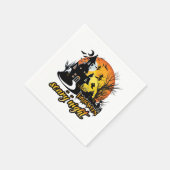 ハロウィーン怖い夜 スタンダードカクテルナプキン (角)