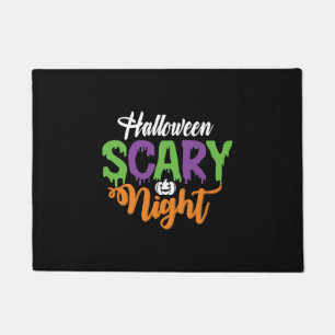 ハロウィーン怖い夜 ドアマット