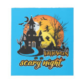 ハロウィーン怖い夜 ノートパッド (正面)