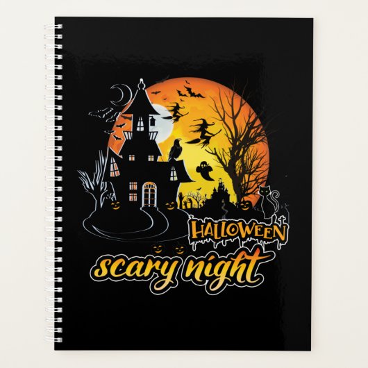 ハロウィーン怖い夜 プランナー手帳 (正面)