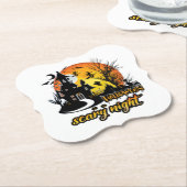 ハロウィーン怖い夜 ペーパーコースター (アングル)