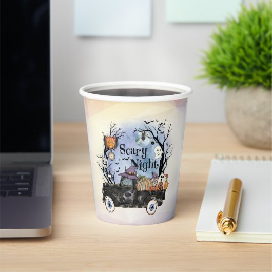 ハロウィーン怖い夜 紙コップ (インサイチュ)