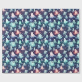 ハロウィーン怖い幽霊とゴブリン ラッピングペーパー (フラット)