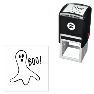 ハロウィーン怖い幽霊自己インキングゴム印 セルフインキングスタンプ