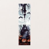 ハロウィーン怖い本の折りブックマーク 名刺 (外部フラット)