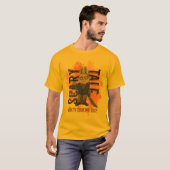 ハロウィーン怖い物語悪夢バニー眼鏡 Tシャツ (正面フル)