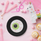 ハロウィーン怖い眼球 ペーパープレート (パーティー)