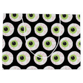 ハロウィーン怖い眼球 ラージペーパーバッグ (裏面)