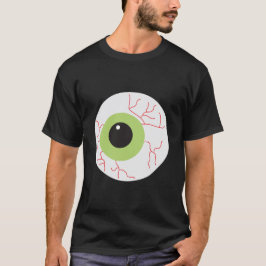 ハロウィーン怖い眼球 Tシャツ