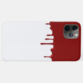 ハロウィーン怖い血の赤い滴り血 Case-Mate iPhoneケース (裏面(横))