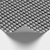 ハロウィーン怖い顔ジャックOランタンカスタム ラッピングペーパー (角)