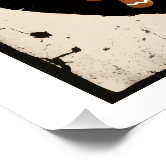 ハロウィーン怖い魔女レトロ不気味パーティー ポスター (コーナー)