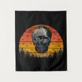 ハロウィーン怖スカル タペストリー (正面)