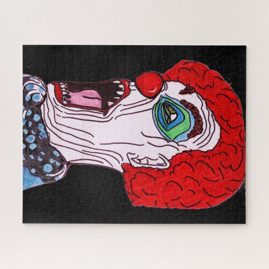 ハロウィーン怖ピエロジグソーパズル ジグソーパズル (横)