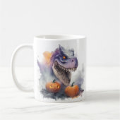 ハロウィーン恐竜のカボチャ コーヒーマグカップ (左)