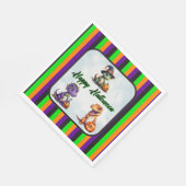 ハロウィーン恐竜ディノマシュパーティー スタンダードランチョンナプキン (角)