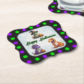 ハロウィーン恐竜ディノマシュパーティー ペーパーコースター (アングル)