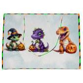 ハロウィーン恐竜ディノマシュパーティー ラージペーパーバッグ (正面)