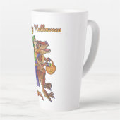 ハロウィーン恐竜マグカップ大 カフェラテマグ (右アングル)