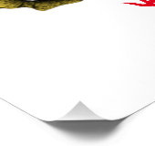 ハロウィーン悪ピエロ笑いカスタマイズ可能Tシャツ ポスター (コーナー)