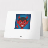 ハロウィーン悪魔 カード (裏面)