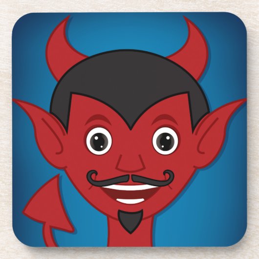 ハロウィーン悪魔 コースター (正面)