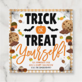 ハロウィーン感謝ギフトラベル フェイバータグ (正面)