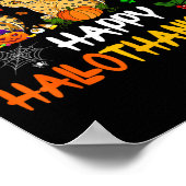 ハロウィーン感謝祭クリスマスキータキャットハロ ポスター (角)