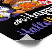 ハロウィーン感謝祭クリスマスハッピーハロサンキュー ポスター (角)