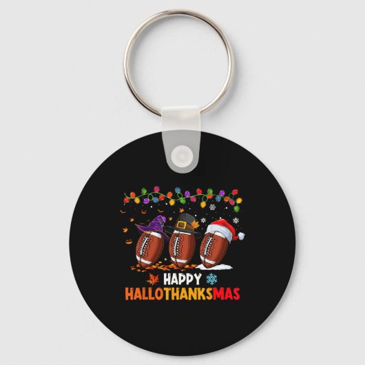 ハロウィーン感謝祭クリスマスハロサンクサス キーホルダー (正面)