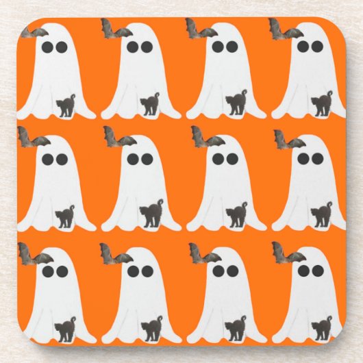 ハロウィーン懸命プラスチックコースター コースター (正面)