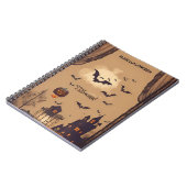 ハロウィーン手帳 ノートブック (左側)