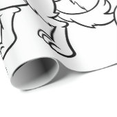 ハロウィーン手描きモンスター包み紙 ラッピングペーパー (ロールコーナー)