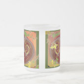 ハロウィーン抽象芸術ガラスマグバラエティーセット フロストグラスマグカップ (中央)