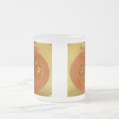 ハロウィーン抽象芸術ガラスマグバラエティーセット フロストグラスマグカップ (中央)