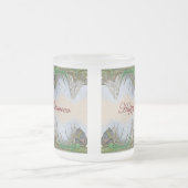 ハロウィーン抽象芸術ガラスマグバラエティーセット フロストグラスマグカップ (中央)