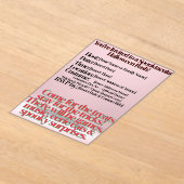 ハロウィーン招待アクリル招待状 アクリル招待状 (レイダウン)