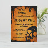 ハロウィーン招待状とスカル 招待状 (スタンド正面)