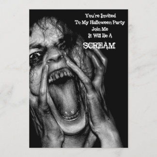 ハロウィーン招待状の叫び 招待状