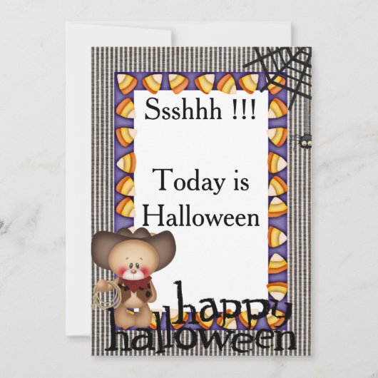 ハロウィーン招待状カード2 招待状 (正面)