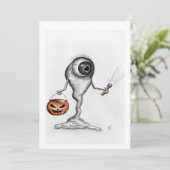 ハロウィーン招待状カード 招待状 (スタンド正面)