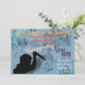 ハロウィーン招待状カード 招待状 (スタンド正面)