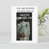 ハロウィーン招待状カード 招待状 (スタンド正面)