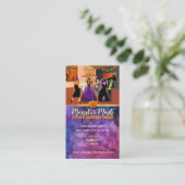 ハロウィーン招待状名刺 名刺 (スタンド正面)