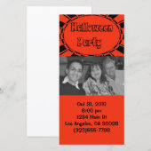 ハロウィーン招待状 (正面/裏面)