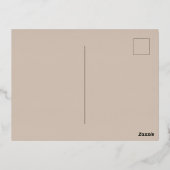 ハロウィーン招待状 | あいさつ不気味きカードの魔女 箔招待状ポストカード (裏面)